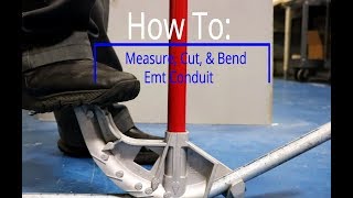 How to Measure Cut amp Bend Emt Conduit  Galco [upl. by Ylreveb368]