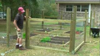 How to build a simple garden fence [upl. by Aita812]