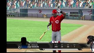 HR DRAMATICO DEL PROSPECTO EN MLB THE SHOW [upl. by Kcirdez]