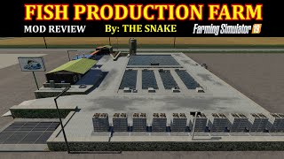 Fish Production Farm quotMod Reviewquot Farming Simulator 19 [upl. by Ahsinom862]