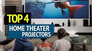 TOP 4 Home Theater Projectors [upl. by Iralav]