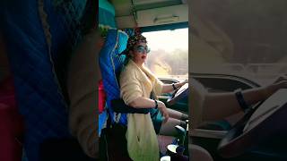 China girl driving truck ❤️🔥china girl driving truck automobile viralvideo shorts trending [upl. by Yrdua]