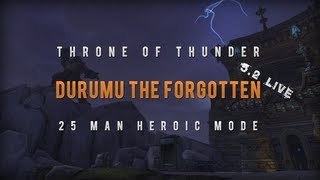 Method vs Durumu the Forgotten 25M HC  Sparkuggz  Demonology Warlock Throne of Thunder [upl. by Brelje]