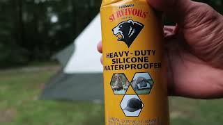 Waterproof Your Tent with Silicone Spray [upl. by Giguere]