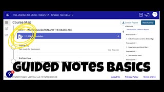 Edgenuity Guided Notes Basics [upl. by Ainigriv]