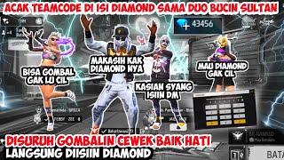 ACAK ACAK TEAMCODE BARU KALI INI KETEMU DUO BUCIN BAIK HATI YANG GAK MATRE SAMPE DI TOP UP DIAMOND🥺🥲 [upl. by Vlad]