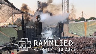 Rammstein LIVE Rammlied  Olympiastadion München Germany 07062023 [upl. by Jannel]