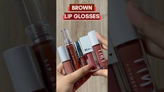 Brown lip gloss🥥 brown brownskin brownlipstick lipgloss insightcosmetics beauty makeup fyp [upl. by Tnecnivleahcim537]