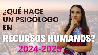 📢¿Qué hace un PSICÓLOGO EN UNA EMPRESA El Rol ACTUAL del Psicólogo Organizacional 2024🌟 [upl. by Ennovad]