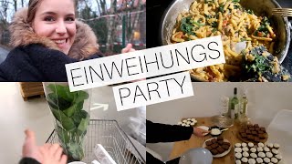 EINWEIHUNGSPARTY IKEA HAUL amp SPÄTZLEPFANNE  Charlotte K [upl. by Ecnadnak121]