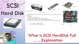 What is SCSI Hard Disk SCSI HDD Server Harddisk Hot swapable Hdd by Yashwant Sir [upl. by Alsworth]