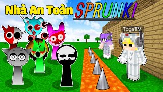 Tô Gà Thử Thách 24H Xây Nhà An Toàn Chống Lại Sprunki Horror Trong Minecraft [upl. by Edrahc]