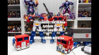 TFtoysAddict Old vs New series Episode 1 Takara Tomy MP44 vs 3rd Party Magic Square MS02EX [upl. by Nivrehs616]