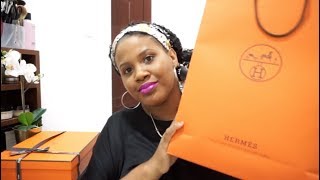 Hermes quotOranquot Unboxing  My Shopping Experience [upl. by Eidissac]