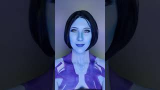 Halo 4 Cortana halo halocortana cortanacosplay bodypaint mehronmakeup [upl. by Ikim604]