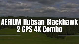 AERIUM Hubsan Blackhawk 2 GPS 4K Combo drone  real footage [upl. by Llertniuq]