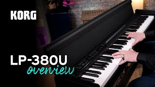 Korg LP380U overview  perfect piano performance [upl. by Gnous]