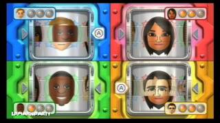 Wii Party U Minigame Mii Rekonstruktion Spin Cycle [upl. by Ettenaej596]