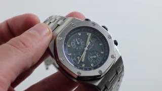 PreOwned Audemars Piguet Royal Oak Offshore 25721ST Luxury Watch Review [upl. by Annot]