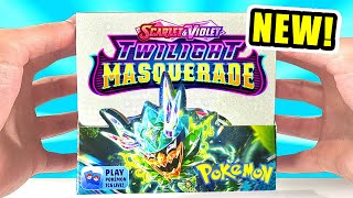 NEW Pokemon Twilight Masquerade Booster Box Opening [upl. by Ihsorih]