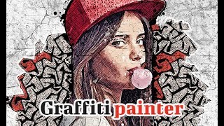 Graffiti Painter Photoshop Action [upl. by Enomyar]