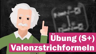 Übung sehr schwer Aufstellen von Valenzstrichformeln  Strukturformeln LewisFormeln [upl. by Romilda3]