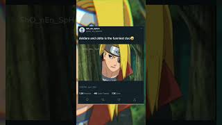 deidara and obito is the funniest duo 🤣 naruto narutoedit obitouchiha deidara viralvideo [upl. by Zebapda]