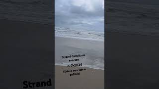 Middagje strand bij Castricum aan zee tijdens een storm [upl. by Eyma]