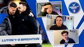 The Better Looking Manager Won  Luton 40 Brighton  SEAGULLS SOCIAL  S4  EP27 [upl. by Atiuqrahs]