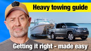 Complete guide to heavy towing GVM GCM amp ATM explained  Auto Expert John Cadogan [upl. by Gonyea]