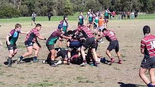 Harlequins U18 v Endeavour Hills 310819 1H 1 [upl. by Arlan]