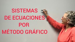 SISTEMAS DE ECUACIONES POR MÉTODO GRÁFICO [upl. by Atram561]