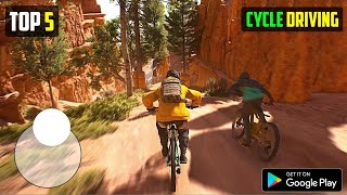 Top 5 cycle driving games for android  Best cycle games for android 2022 [upl. by Farant]