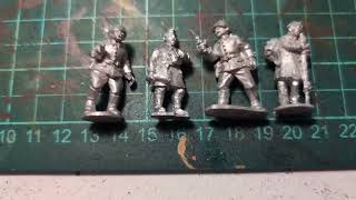 Copplestone Castings quot28mmquot figure comparison to Perry Great War and Woodbine Gripping Beast WWI [upl. by Nosmas]