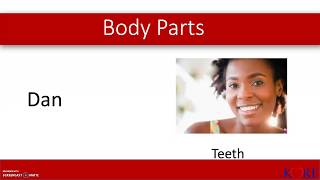 Haitian Creole Lesson 4 Body Parts Part 1 [upl. by Romina]