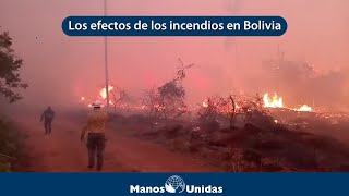 Los efectos de los incendios en Bolivia  Manos Unidas [upl. by Hcurab]