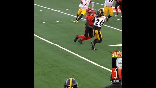 Donte Jackson intercepts the Joe Burrow pass vs Cincinnati Bengals [upl. by Vange]