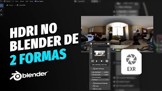 2 Formas de Colocar HDRI no Blender 3D Muito fácil  Tips [upl. by Tosch]