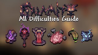 All Difficulties Guide  Terraria Calamity Mod [upl. by Sapphera89]