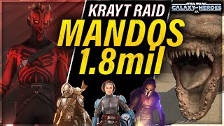 THIS IS THE WAY TO A MAX SCORE WITH MANDOS VS KRAYT Mauldalorians Krayt Dragon [upl. by Leffen]