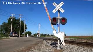 Railroad Crossings of the NS Memphis District East End Part 2 Decatur AL to Fackler AL [upl. by Anela]