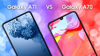 Samsung Galaxy A71 vs Galaxy A70  Comparison [upl. by Patrizius]