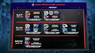 MY NFL WILD CARD PREDICTIONS [upl. by Cattan]