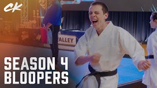 Cobra Kai Season 4 Bloopers You Cant Miss  Cobra Kai Jacob Bertrand [upl. by Edmee]