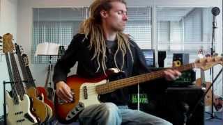 Overdriven Fretless Bass Grooves [upl. by Marola]