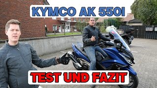 KYMCO AK 550i Produktvorstellung  Test amp Review 2021  Fazit Euro 5 Roller DE HD [upl. by Llenyt]