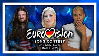 Who should represent GERMANY 🇩🇪  Eurovision Song Contest Das Deutsche Finale  Eurovision 2024 [upl. by Gitel888]