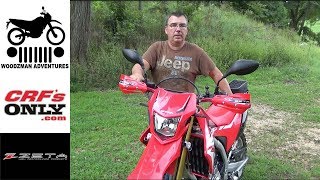 Honda CRF250L CRF300L ZETA Handguards Install Dual Sport [upl. by Raseta]