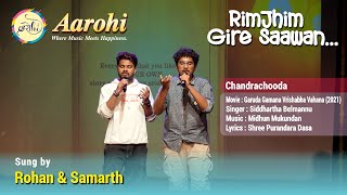 Chandrachooda  Cover Song by Rohan amp Samarth  Aarohi Bangalore [upl. by Moshe]