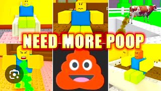 Playing I need more poop in Roblox 💩🚽 full game [upl. by Eliak]